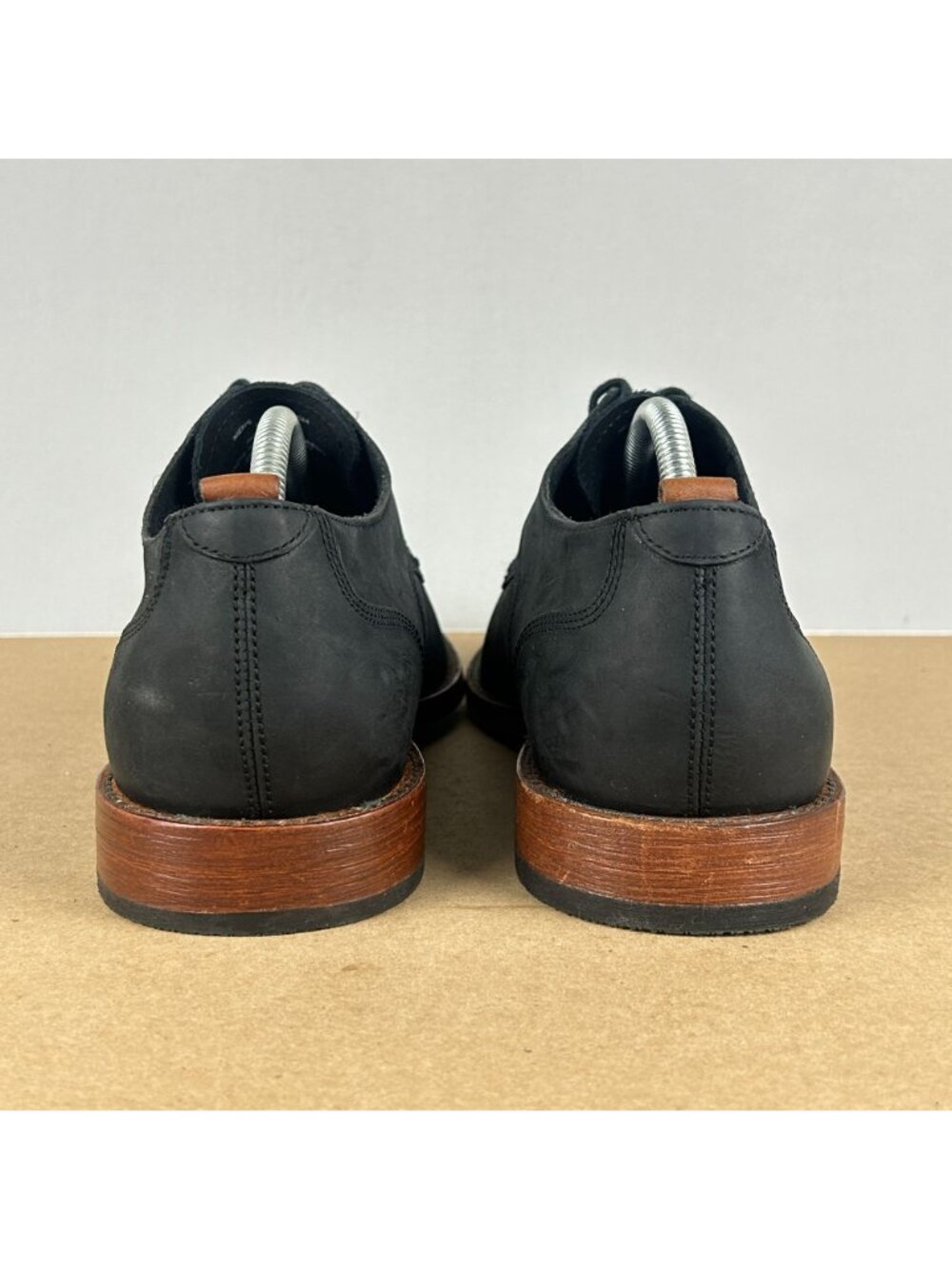 Cole Haan Grand Blucher Feathercraft Oxford Shoes Mens 10 Black Leather Lace Up - Picture 4 of 10